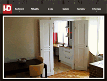 Tablet Screenshot of hd-interier.cz